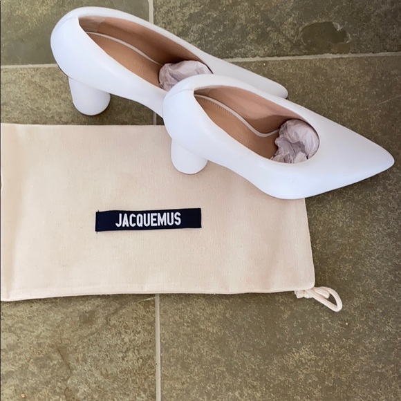 White Jacquemus Heels